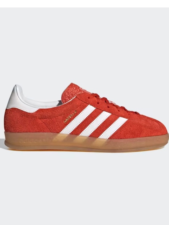 Adidas Women’s Gazelle Indoor Bold Orange Suede Sneakers Size 7 NWT - Picture 2 of 8